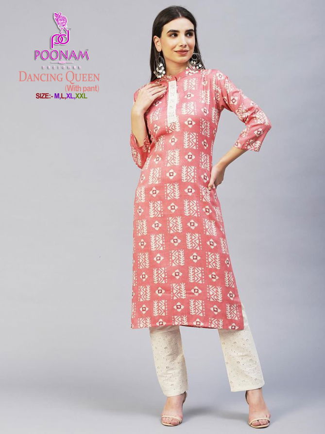 Dancing Queen By Poonam Kurti With Bottom Catalog
